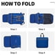 thumbnail image 5 of Mochila Bymontin de 45 L, liviana, plegable, azul, 5 of 5