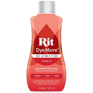Rit Dye - Dye More Synthetic Racing Red 200 Ml Para Decoración Del Hogar