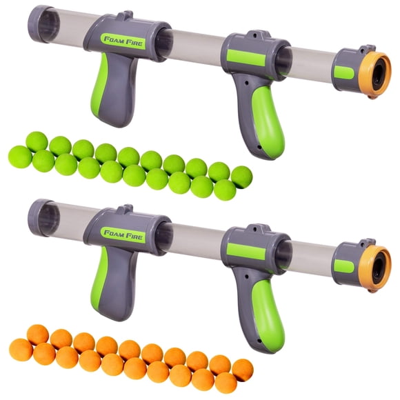 Toy Blasters GoSports Foam Fire con bolas de repuesto, paquete de 2