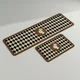 thumbnail image 3 of Alfombra De Cocina Antideslizantes Y Lavables Cafe Con Blanco Cudrito, 3 of 3