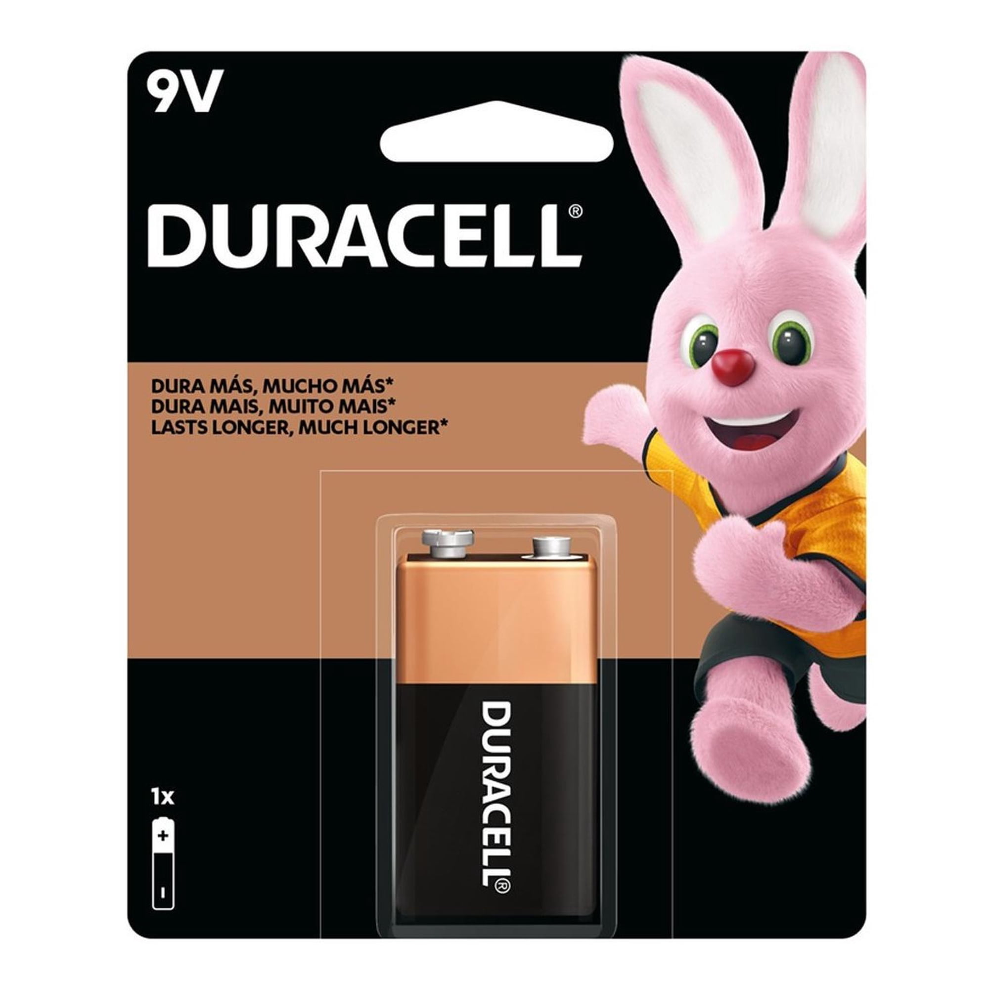 Gen - Batería Alcalina Duracell Blíster 9v Juegos Linterna Radios Multicolor