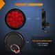 thumbnail image 2 of Luces traseras para remolque Nilight TL-18, 4 cm, redondas, LED rojas, x2, 2 of 9