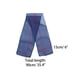 thumbnail image 3 of INSPIRE CHIC Bufanda Transparente Ajustada de Organza para Mujeres Color Sólido Ligera Pañuelo Azul Marino 90x15cm/35.4x6", 3 of 6