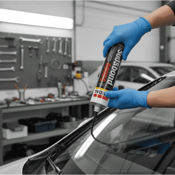Sellador Para Parabrisas Negro 290 Ml. Soudal