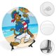 thumbnail image 4 of Scooby-Doo: Piratas Plato decorativo de porcelana fina (bone china), plato decorativo de cerámica para hogar, oficina, soporte de pared, platos decorativos para dormitorio - 6 pulgadas (15 cm), 4 of 6