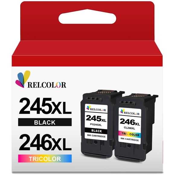 Cartucho de tinta Relcolor compatible para Canon 245XL 246XL