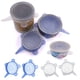 thumbnail image 1 of Tapas elásticas reutilizables de silicona para latas Comtim, pack de 4, 1 of 5