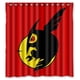 thumbnail image 1 of Cortina de ducha con el logotipo de Akame ga KILL Nightraid, juego de cortinas de baño con ganchos, tamaño 66 x 72 pulgadas, 1 of 3