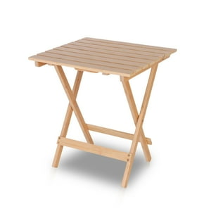 Rutta - Mesa De Camping Plegable De Bamboo 46×51×56 Cm