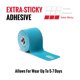 thumbnail image 2 of Cinta kinesiológica RockTape Go, extra adhesiva, precortada, azul, 2 of 7