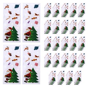 Bothyi - Bolsas De Celofán Navideñas Portátiles Para Regalos De Fiesta De Año Nuevo Y Primavera, Cantidad 100