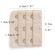 thumbnail image 3 of 3 Ganchos 3 Filas Extensores de Correa de Sujetador Elásticos Hebillas Ganchos Banda de Sujetador para Mujeres Beige 2, 3 of 5