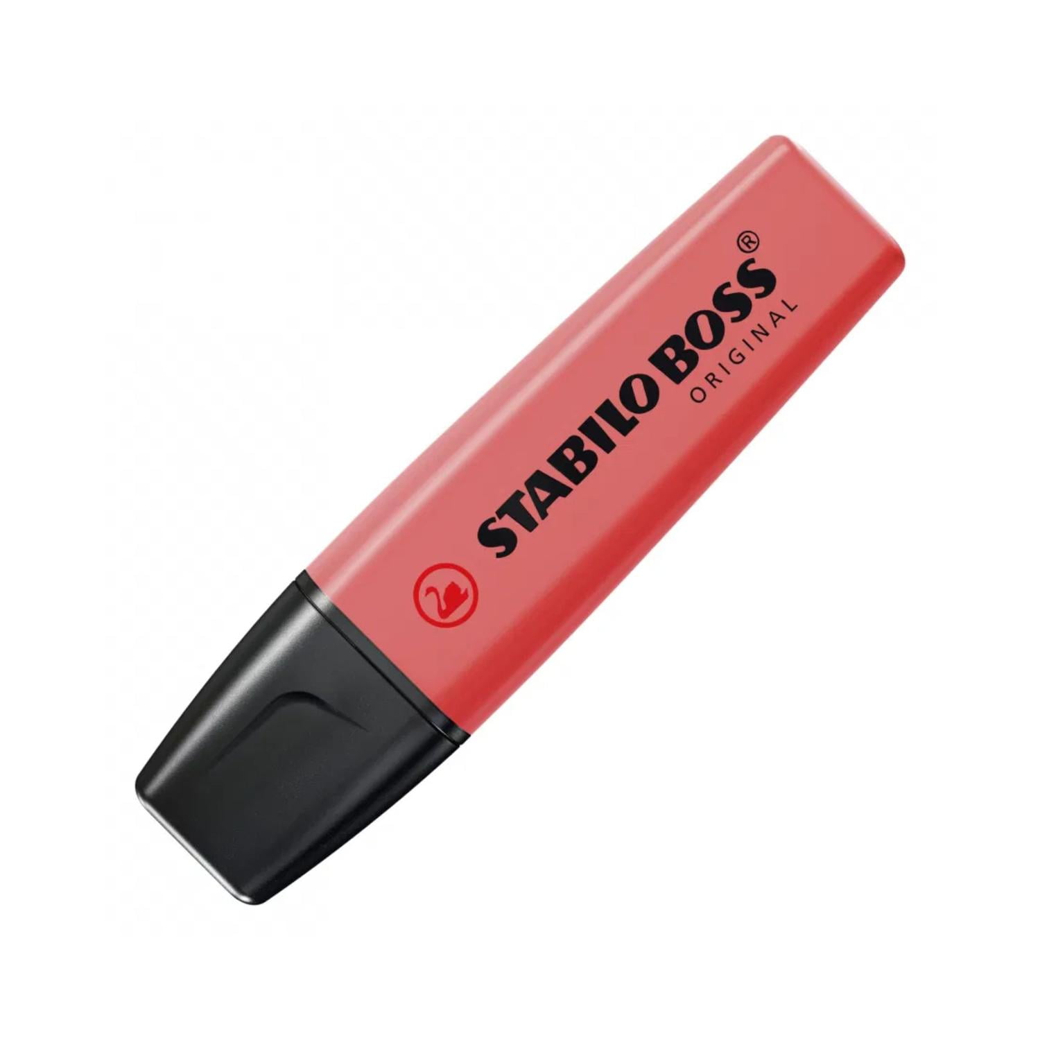 Destacador Stabilo Boss 2mm/5mm Rojo