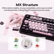 thumbnail image 4 of Juego de keycaps KiiBoom con forma de gato, perfil MAO, 113 teclas, 4 of 7