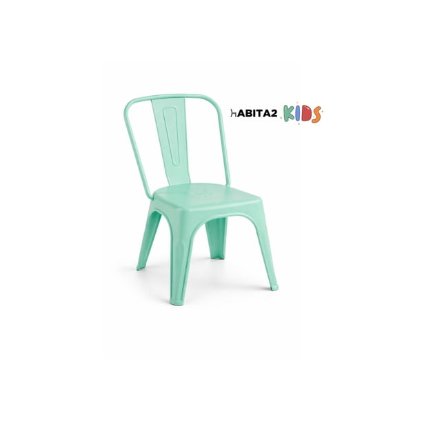Silla Tolix Infantil Resistente - Menta