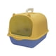 thumbnail image 4 of Inodoro Cerrado Y Cubierto Para Gatos, Antisalpicaduras, Duradero, Caja De Arena Para Gatos Con Capucha, Amarillo Y Azul, 4 of 5