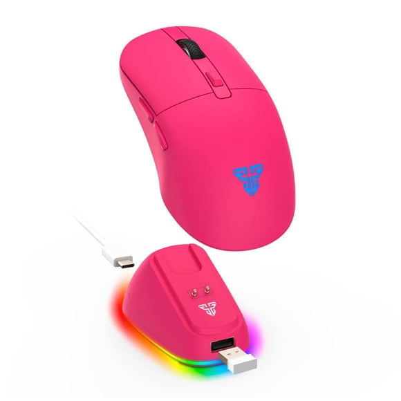 Mouse Inalámbrico Fantech WG9RD KANATA 12.000 DPI Rosie Pink
