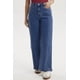 thumbnail image 1 of Jeans Mujer Wide Leg Linea Azul Oscuro, 1 of 4