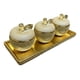 thumbnail image 2 of Set Decorativo 3 Figura Forma Manzana Bandeja Detalles Jhn, 2 of 3