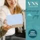 thumbnail image 4 of Tarjetas de agradecimiento VNS Creations 20 unidades 10 × 15 cm azul claro, 4 of 8