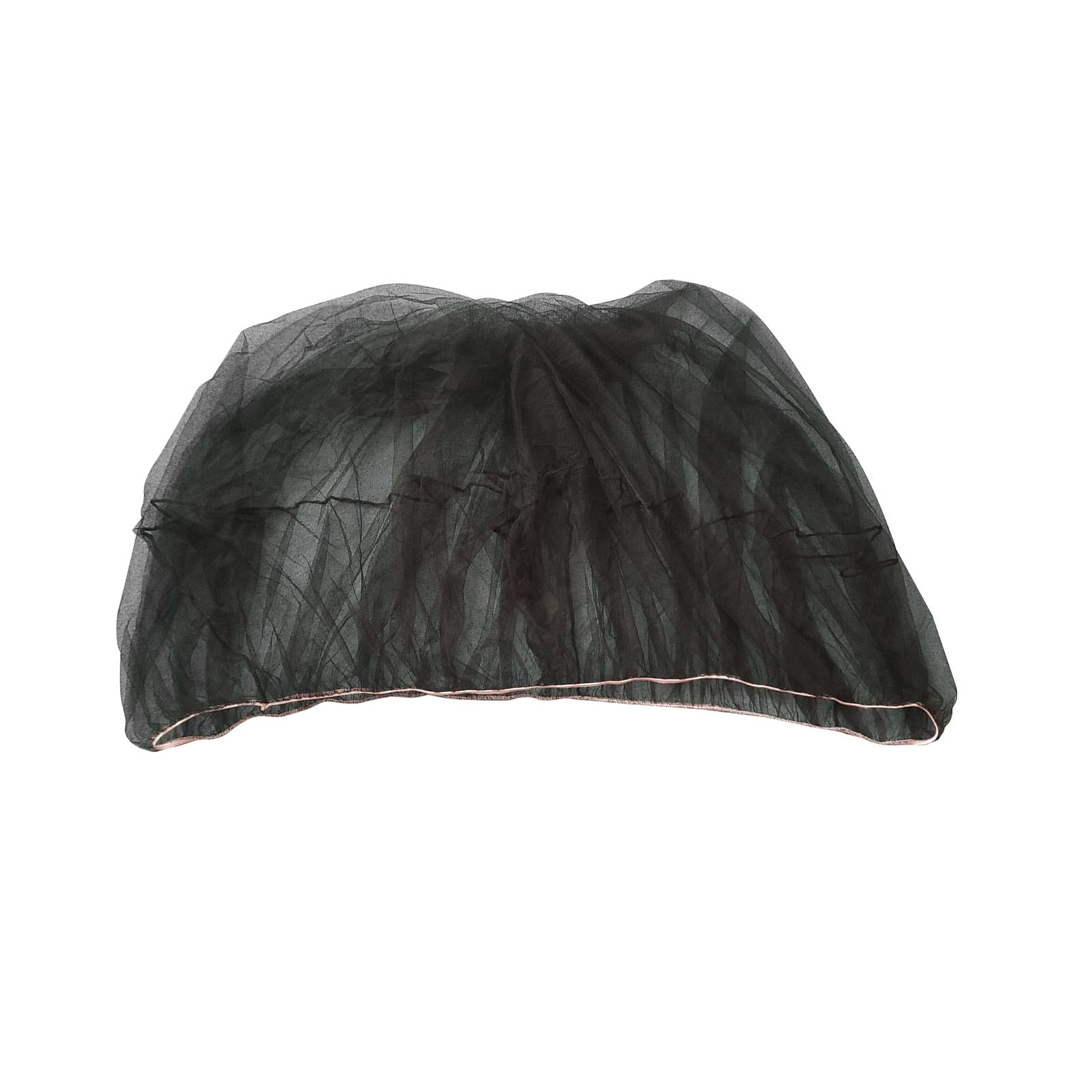 Bothyi - Mosquitera Portátil Elástica Para Cuna, Para Viajes, Vacaciones, Niños Pequeños, 70x160x70cm, Color Negro