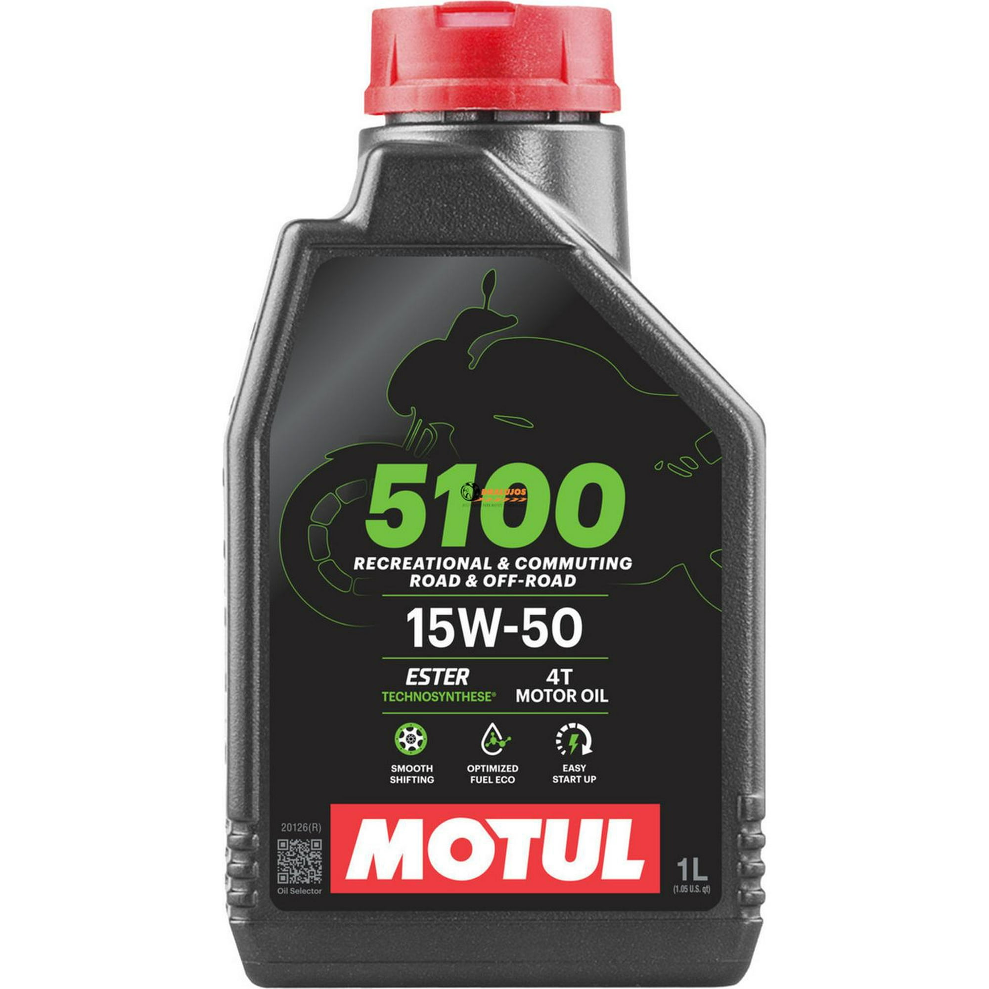 Aceite Para Motor Motul Semi-sintético 15w-50 Para Motos Y Cuatriciclos De 1 Unidad X 1l