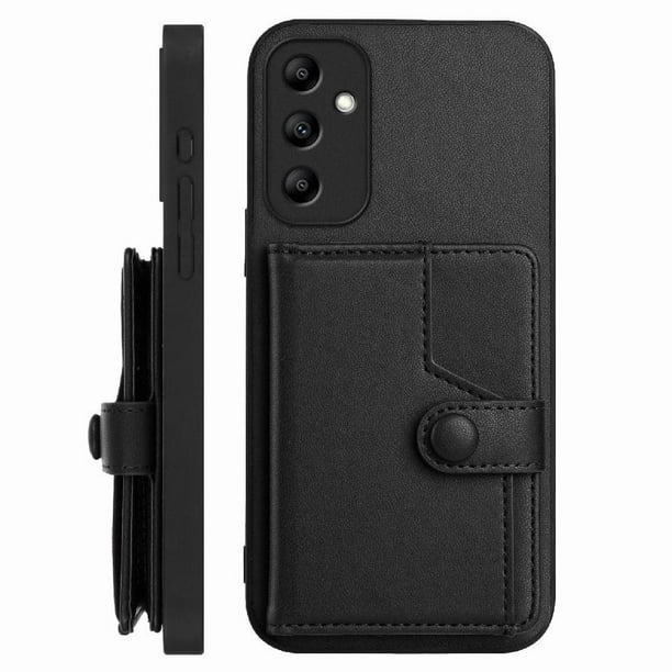 FOXDOCK Funda para SAMSUNG Galaxy A14 con Bloqueo RFID - Diseño Elegante con Cierre de Botón