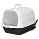 thumbnail image 3 of Caja De Arena Para Gatos Con Capucha Inodoro Para Gatos Cerrado Y Cubierto Caja De Arena Duradera Para Mascotas De Mano Negro, 3 of 5