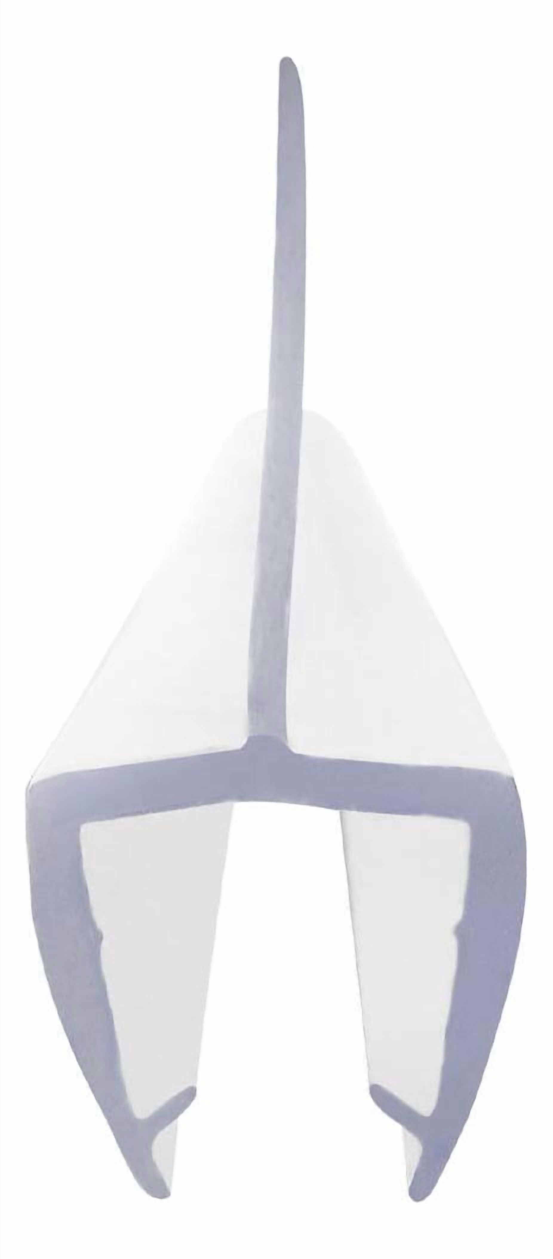 Dvp - Burlete Shower Door 8Mm Aleta Central Rígida Transparente 3M