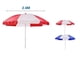 thumbnail image 2 of Sombrilla 2.40 Mts Diametro Playa Camping Diseño Doble Color, 2 of 3
