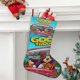 thumbnail image 2 of La Pandilla de Goofy Tema: Calcetines de Navidad, fino lino blanco para colgar en escaleras y chimenea, decoración navideña para el hogar, regalo de Navidad.54cm×38cm, 2 of 5