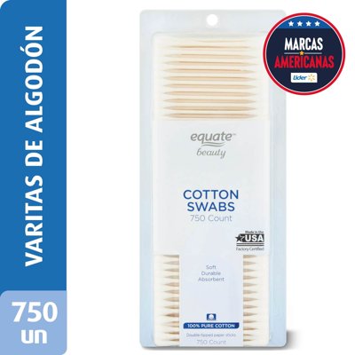 Varitas De Algodón 750 Un Equate Beauty