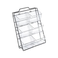 Magideal - Estantería De Cocina, Estante Para Té, Almacenamiento De Cápsulas De Café, Soporte Para Escritorio, Oficina, Cebolla, Jengibre, Ajo, Frutas, Verduras, 6 Rejillas