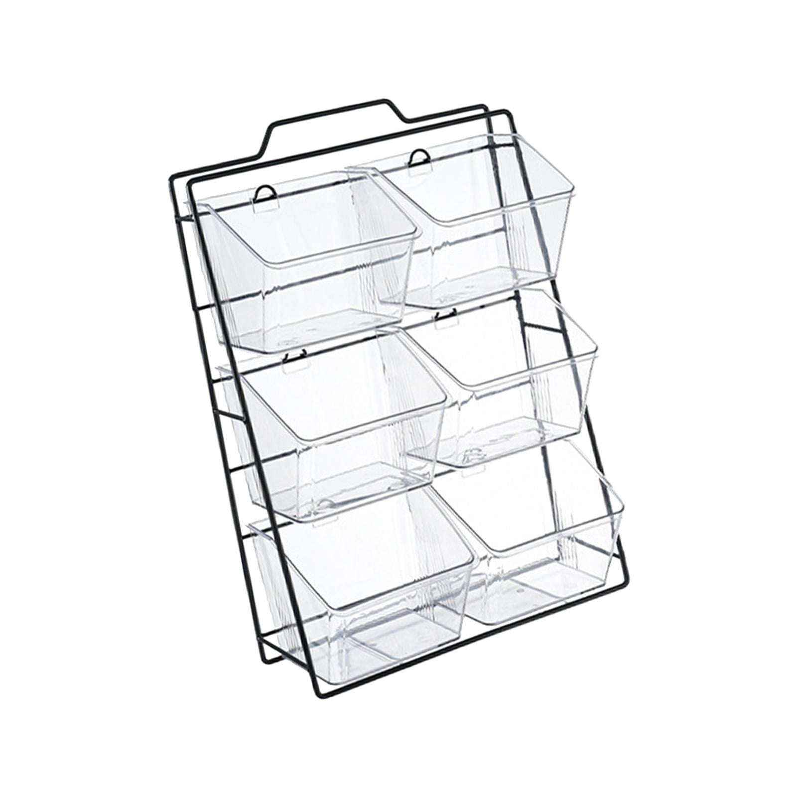 Magideal - Estantería De Cocina, Estante Para Té, Almacenamiento De Cápsulas De Café, Soporte Para Escritorio, Oficina, Cebolla, Jengibre, Ajo, Frutas, Verduras, 6 Rejillas