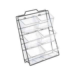 Magideal - Estantería De Cocina, Estante Para Té, Almacenamiento De Cápsulas De Café, Soporte Para Escritorio, Oficina, Cebolla, Jengibre, Ajo, Frutas, Verduras, 6 Rejillas