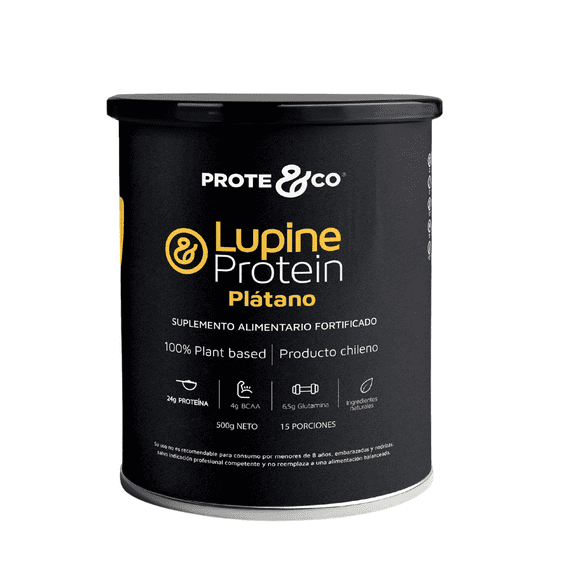 Proteína vegetal Lupine Protein sabor Plátano - vegana