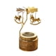 thumbnail image 3 of Elegante Candelabro Giratorio Portavelas Para Chimenea Decoración Del Hogar Caballo, 3 of 3