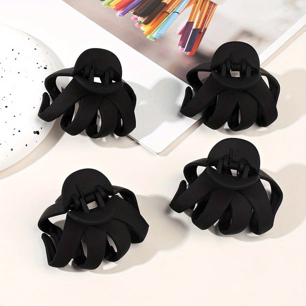 1pc Large Hair Clips For Women Matte Texture Claw For Thick Hair Thin Hair Classic Frosted Hair For Girls
