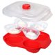 thumbnail image 2 of Cocedor de Huevos Sistema 1,1 L Rojo para 4 Huevos Libre de BPA, 2 of 9