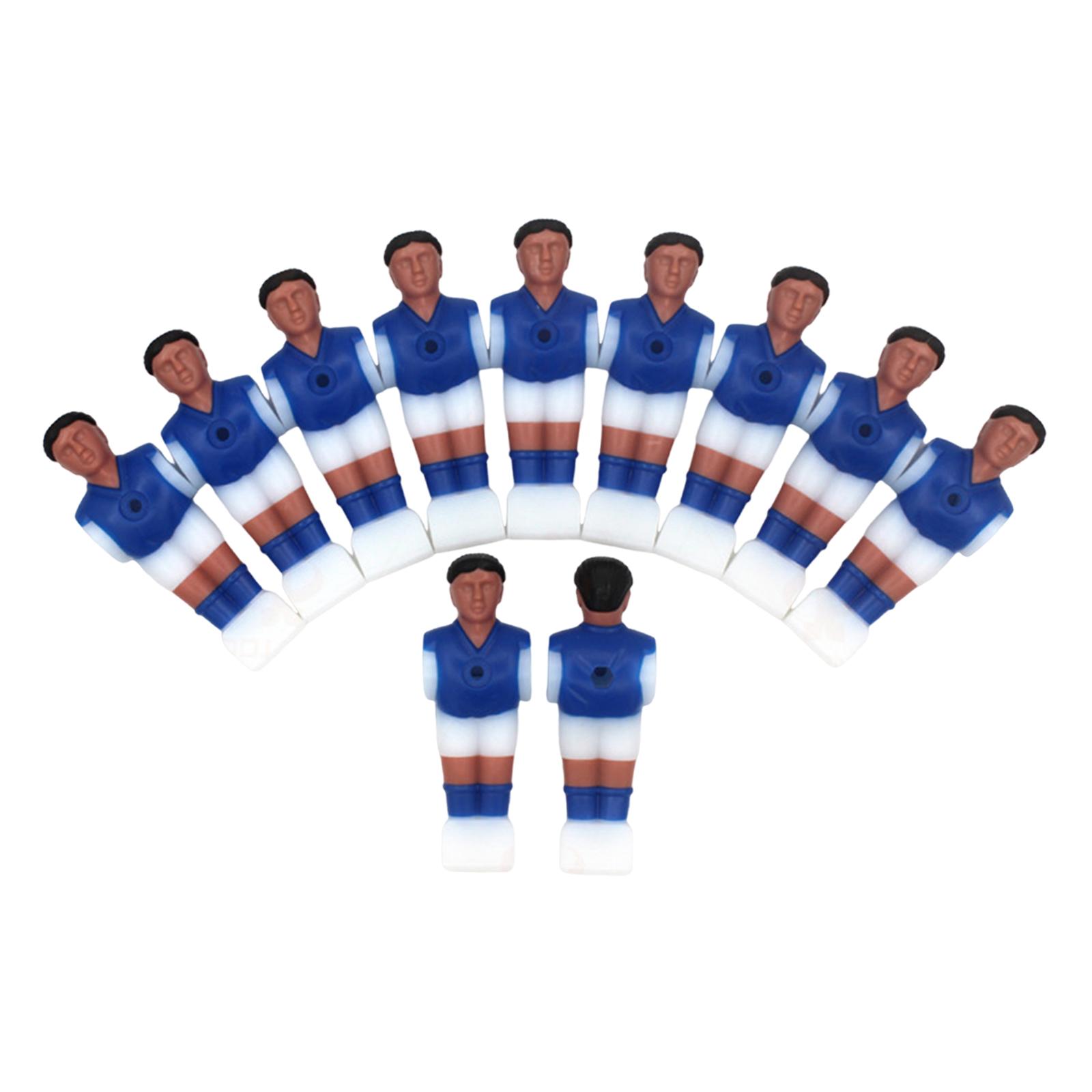 Ioensy - 11X Futbolín De Mesa Para Hombres, Jugador De Fútbol Para Entusiastas, Juguetes, Juego De Fútbol, Azul