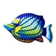 thumbnail image 2 of Fish Decor Estatua Decoración De Pared Para Baño Balcón Oficina Azul, 2 of 3