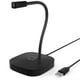 thumbnail image 1 of Micrófono de computadora, micrófono de cuello de cisne de escritorio, botón de silencio con indicador LED, micrófono USB para Windows y Mac, ideal para juegos, streaming de YouTube, 1 of 8