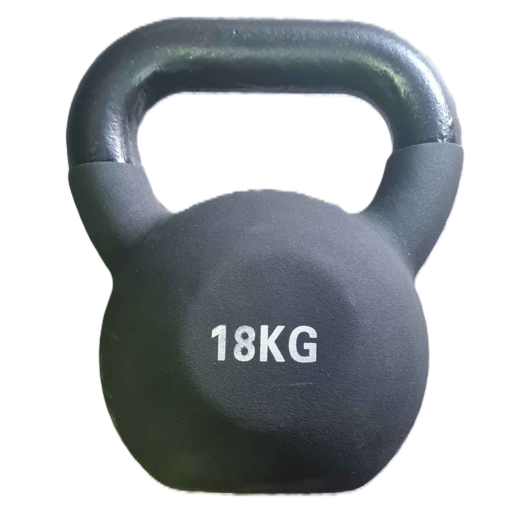 Master - Pesa Rusa Acero Recubierto En Goma Negra 18kilos Diametro 16 Cms