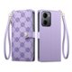thumbnail image 1 of Funda Billetera con Cierre para [Xiaomi Redmi 15A] con Tarjetero, Soporte y Correa de ManoMorado, 1 of 5