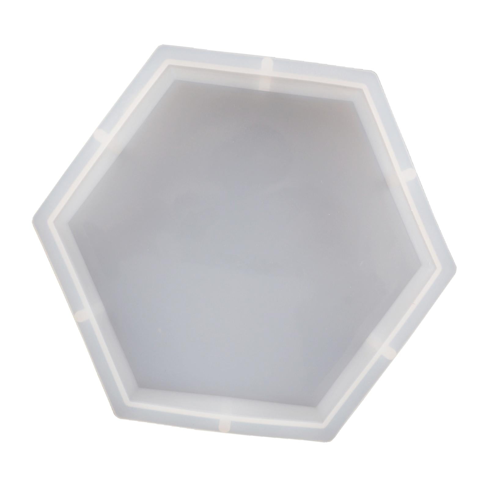 Magideal - De Fundición De Diy, De Resina Antiadherente Para Manualidades, Hoja De Flores Secas, Decoración Para Hogar, , Jabón, De Hexágono