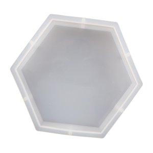 Magideal - De Fundición De Diy, De Resina Antiadherente Para Manualidades, Hoja De Flores Secas, Decoración Para Hogar, , Jabón, De Hexágono