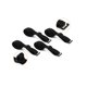 thumbnail image 4 of Tirantes de Sujetador para Mujer INSPIRE CHIC 2 Pares 10/12/15/18/20mm de Ancho Tirantes Elásticos Ajustables para Hombro Negro-Puro-12mm, 4 of 5