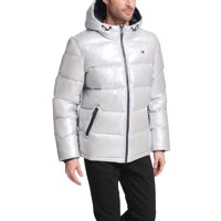 Chaqueta Tommy Hilfiger Clásica Con Capucha Para Hombre, Color Gris M
