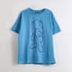 thumbnail image 1 of Polera Manga Corta Niño Sonic Estampado Celeste, 1 of 3