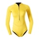 thumbnail image 2 of Traje de neopreno corto para mujer, traje de baño con cremallera frontal suave de neopreno de 2 mm para practicar snorkel y surf L, 2 of 5